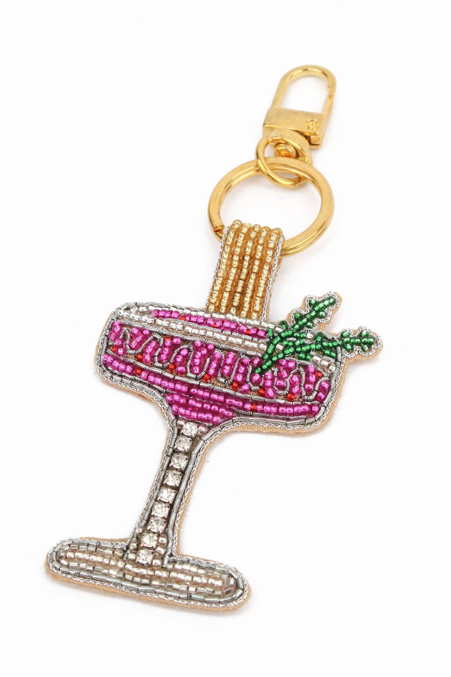 PINK BERRY FIZZ COCKTAIL KEYRING