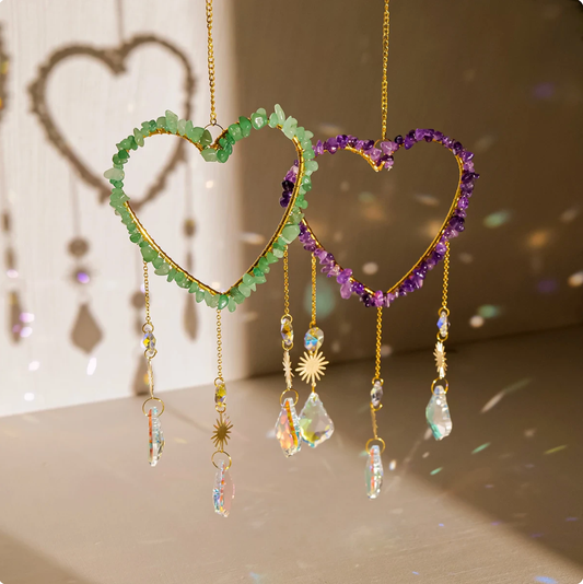 Coming soon -Love Crystal Heart Suncatcher Hanging